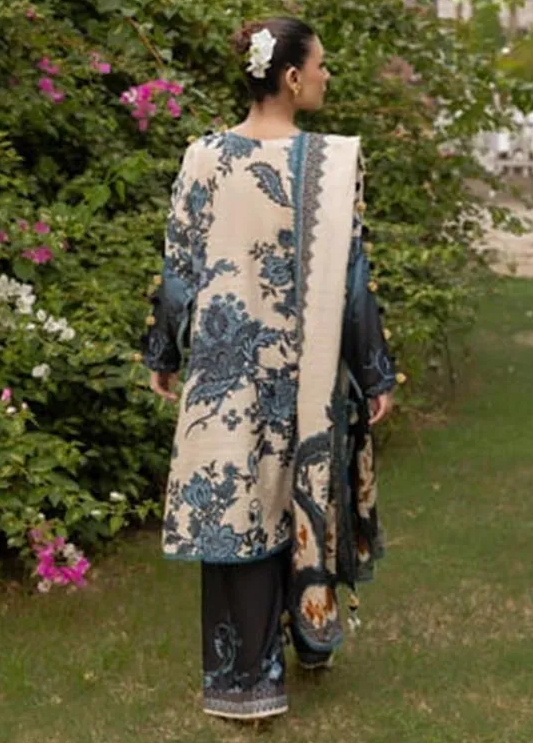 G-115 Gul Ahmed 3 Piece Unstitched Printed Khaddar Suit K-52042