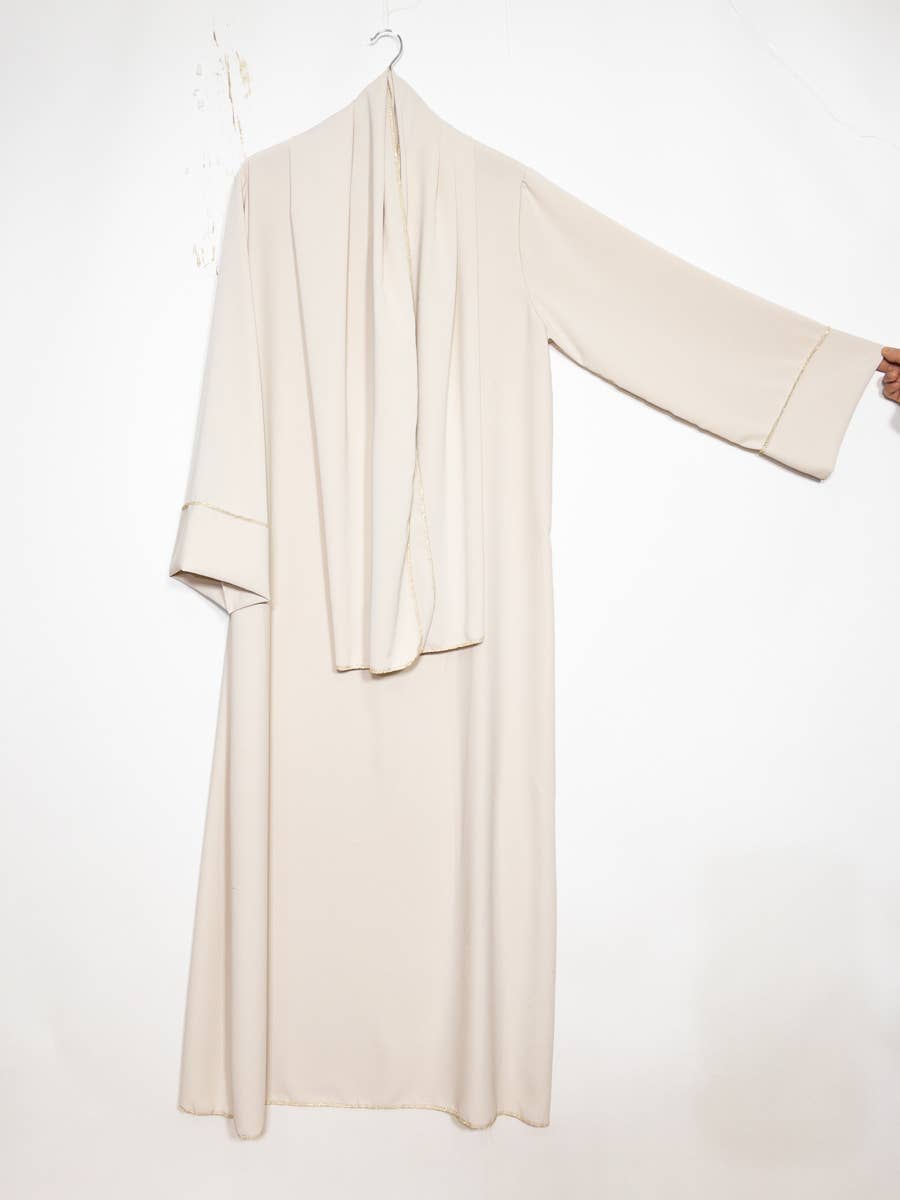 Medina silk abaya for women ref:2377pk