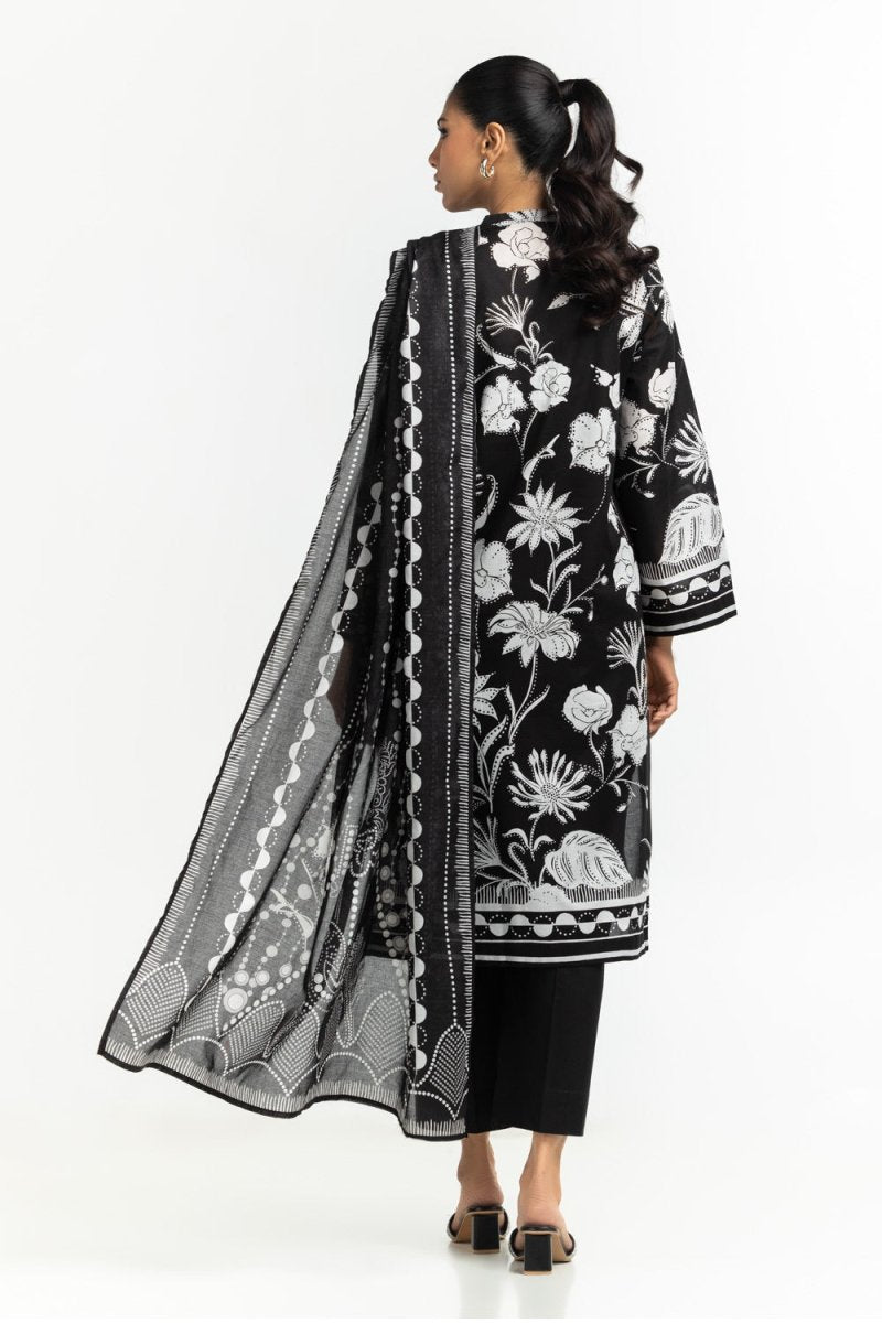 R-112 Gul Ahmed Ready to Wear 3PC Lawn Printed Suit IUSTKSD-484