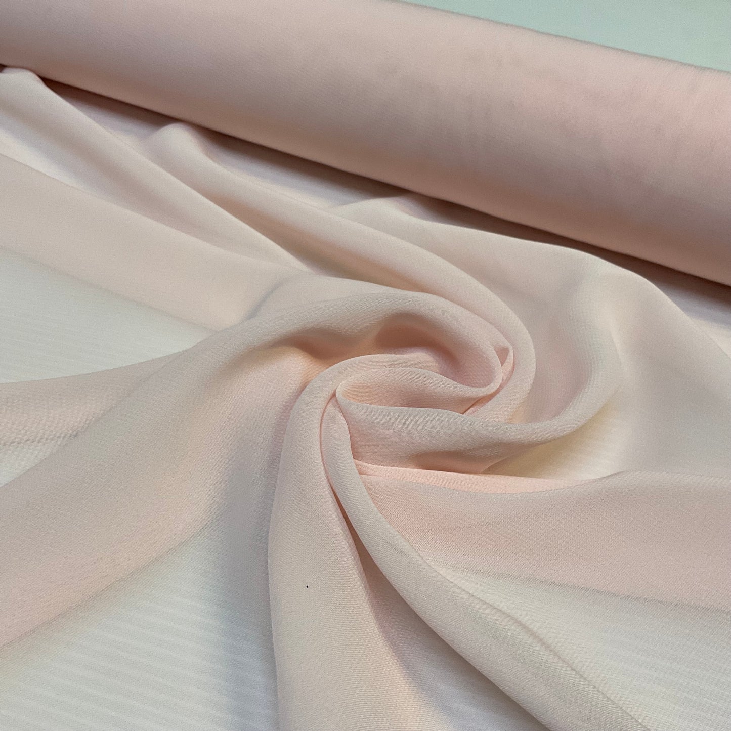 Plain lightweight sheer chiffon dress scarf fabric 150cm wide M2073