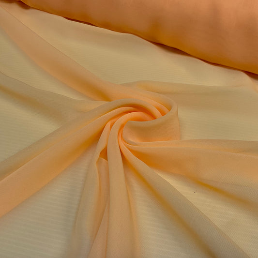 Plain lightweight sheer chiffon dress scarf fabric 150cm wide M2073