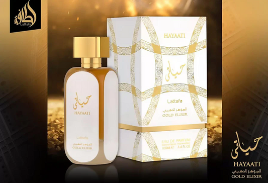 TX211-5 Hayaati Gold Elixir Perfume EDP 100ml by Lattafa Perfumes For Women