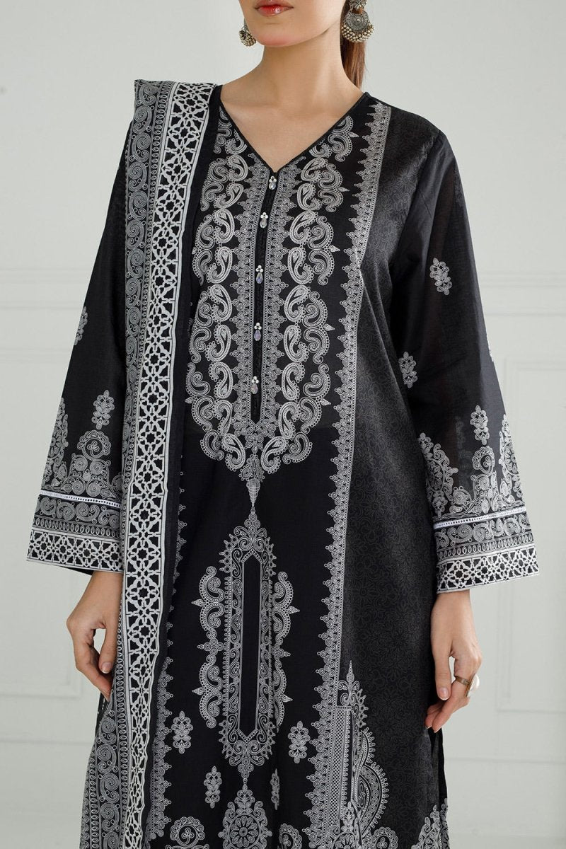 R-111 Gul Ahmed Ready to Wear 3PC Lawn Printed Suit IUSTKSD-488