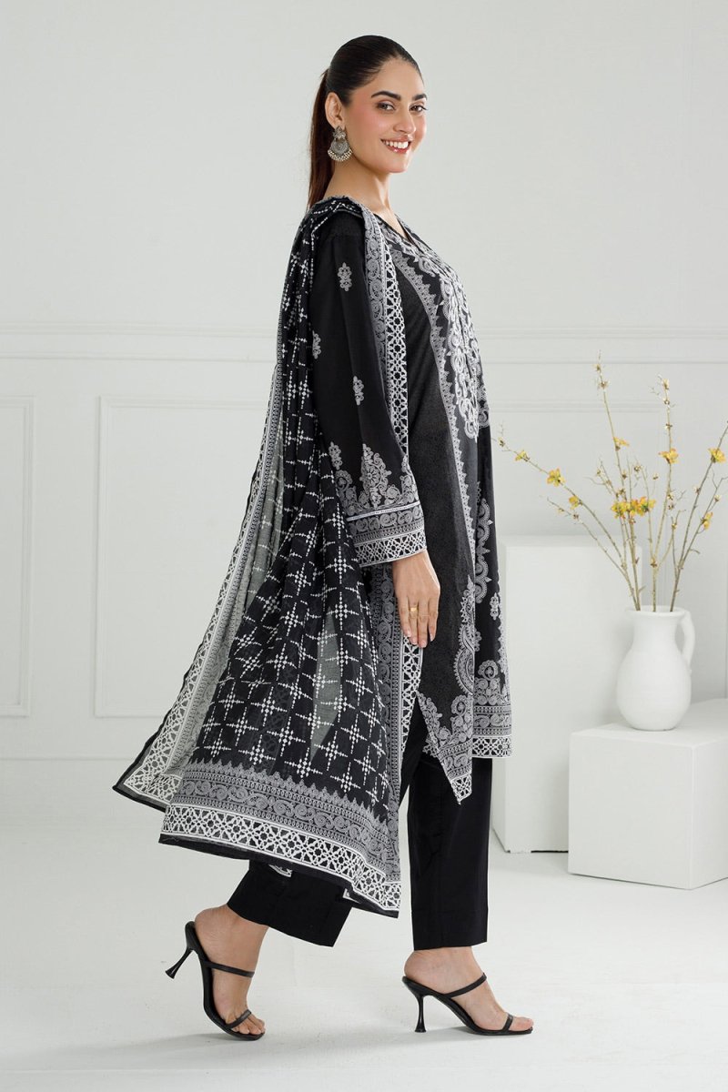 R-111 Gul Ahmed Ready to Wear 3PC Lawn Printed Suit IUSTKSD-488