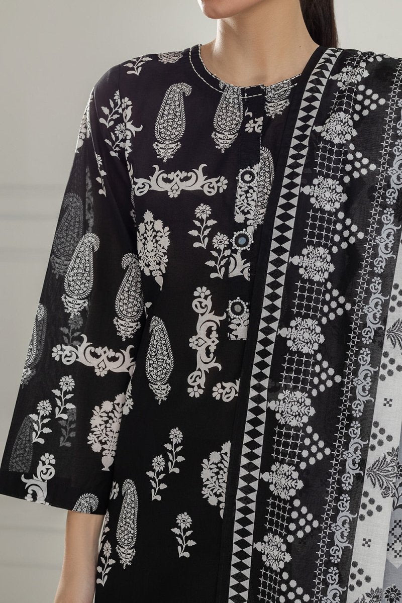 R-125 Gul Ahmed Ready to Wear 3PC Lawn Printed Suit IUSTKSD-503