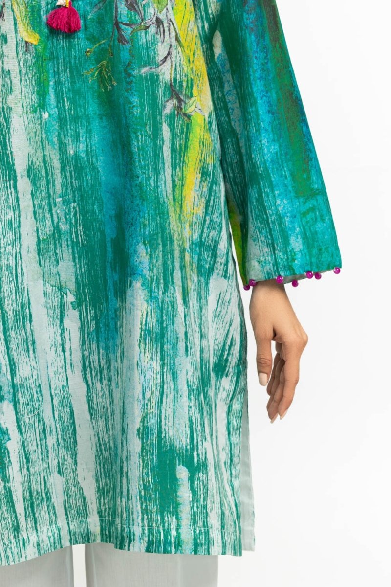R-119 Gul Ahmed Ready to Wear 3PC Lawn Printed Suit IUSTKSD-506