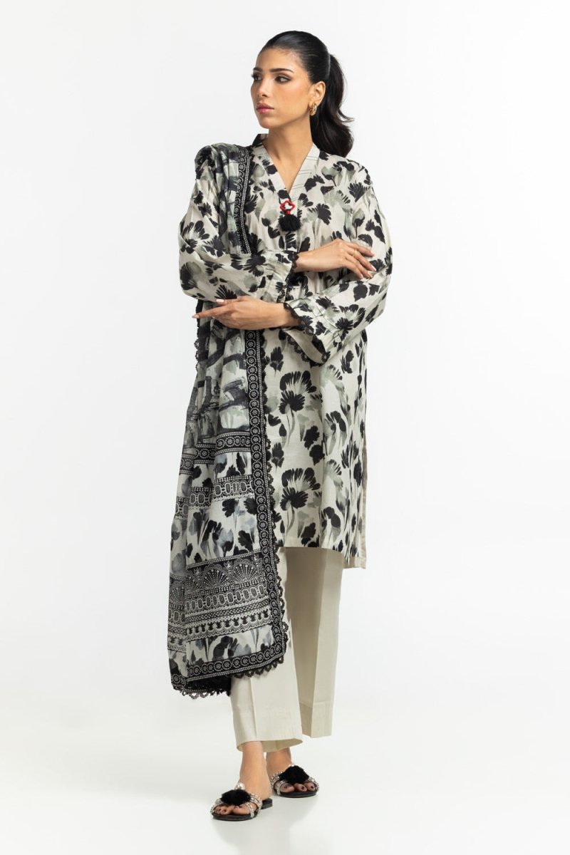 R-108 Gul Ahmed Ready to Wear 3PC Lawn Printed Suit IUSTKSD-546