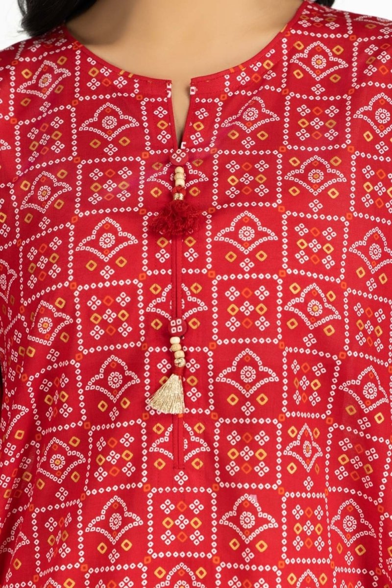 R-110 Gul Ahmed Ready to Wear 3PC Gold Printed Lawn Suit IUSTKSD-561