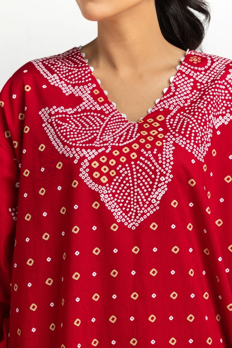 R-115 Gul Ahmed Ready to Wear 3PC Lawn Lacquer Printed Suit IUSTKSD-584