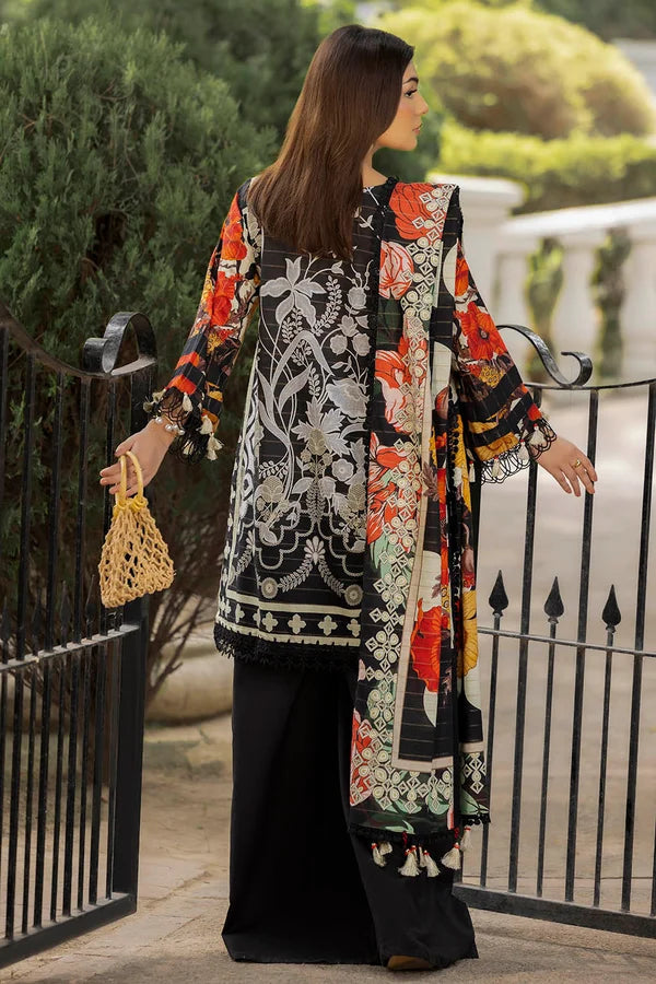 G-114 Gul Ahmed 3 Piece Unstitched Mehsuri Stripe Khaddar Suit K-52021