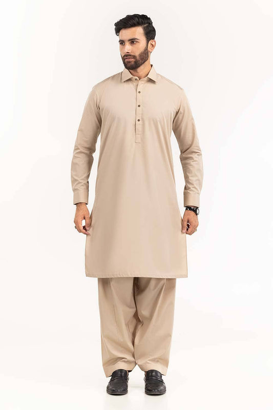 Gul Ahmed Ready to Wear Men's Fawn Styling Suit SK-S22-023